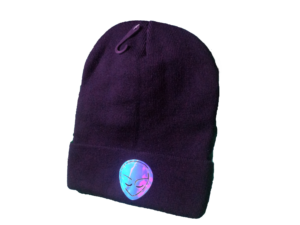 Alien Gear Planet | Beanie | Hologram Moon Collection (Glow-In-The-Dark) [Black] Roksta