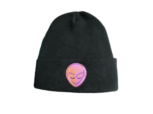 Alien Gear Planet | Beanie | Hologram Moon Collection (Glow-In-The-Dark) [Pink] Roksta